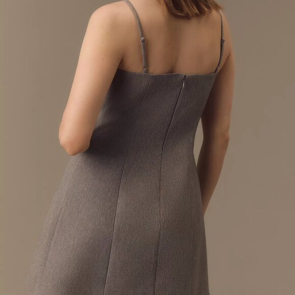 Anthropologie Gray Mini Dress - Picture 3 of 4